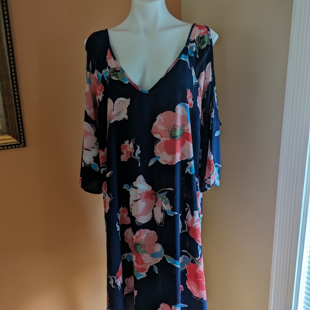 Bundle Charlotte Russe 2 Dresses Size 3 X Multi Colored Floral Design